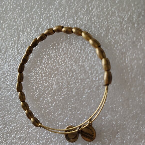 Alex and Ani Jewelry - Alex and Ani Gold Bead Bangle 410